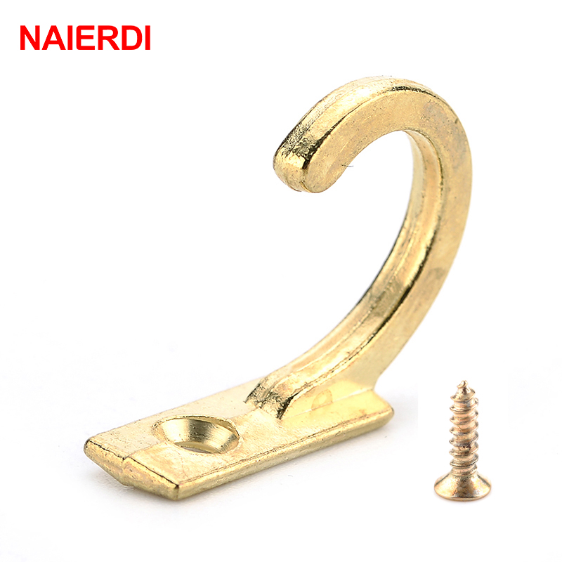 Furniture Hardware Brackets - NAIERDI 10PCS Kleine Antike Haken Wand