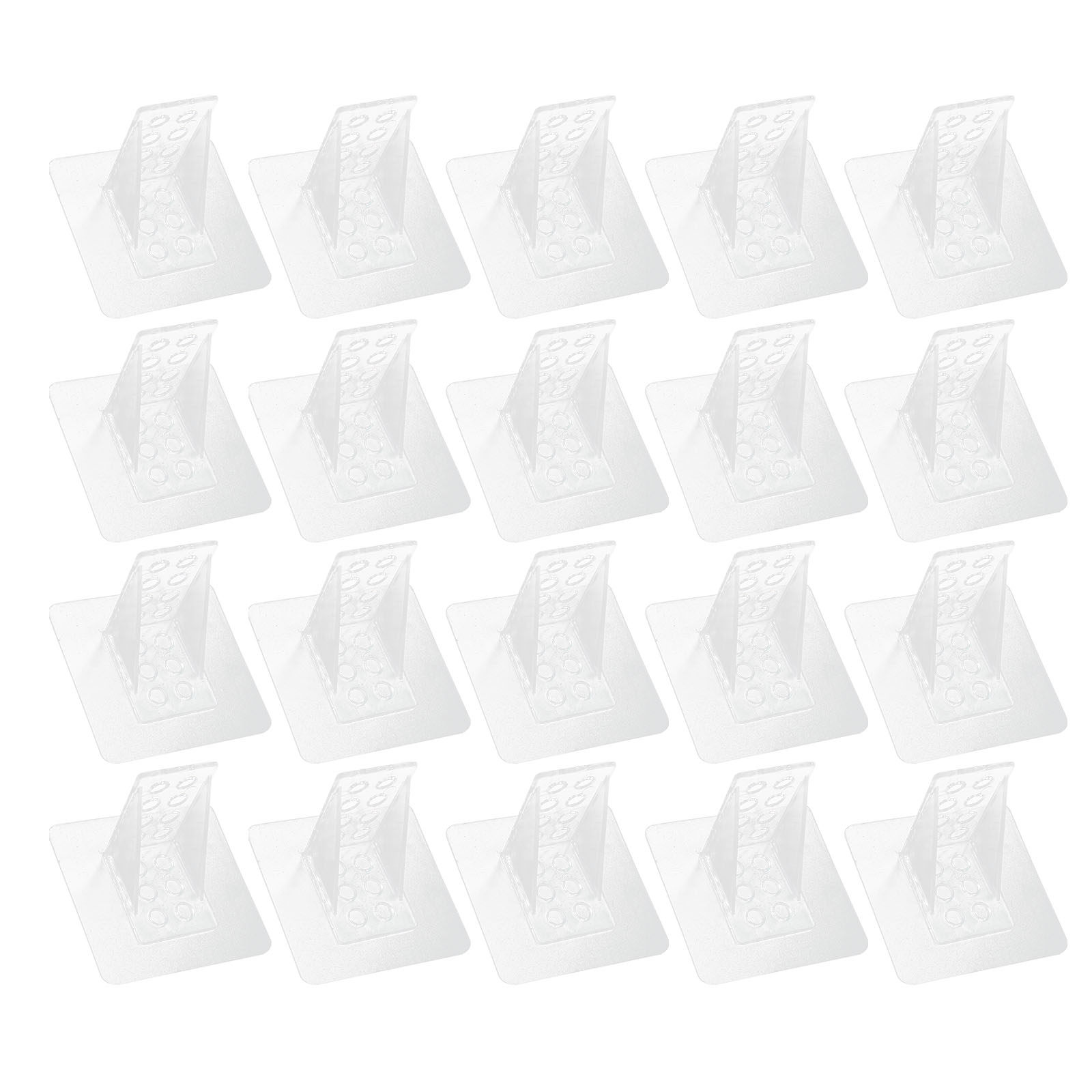Shelf Peg Support - 30 Stück Schrankregalträger, selbstklebend, ohne Bohren,