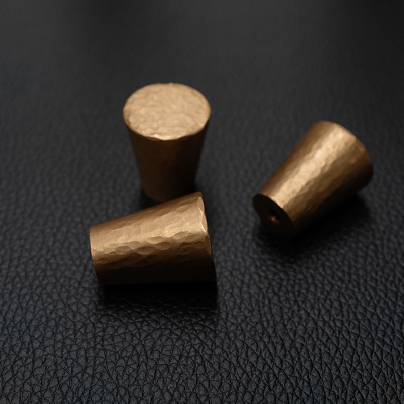 Furniture Grade Hardware - Einlochgriff aus reinem Kupfer, Schubladengriff aus