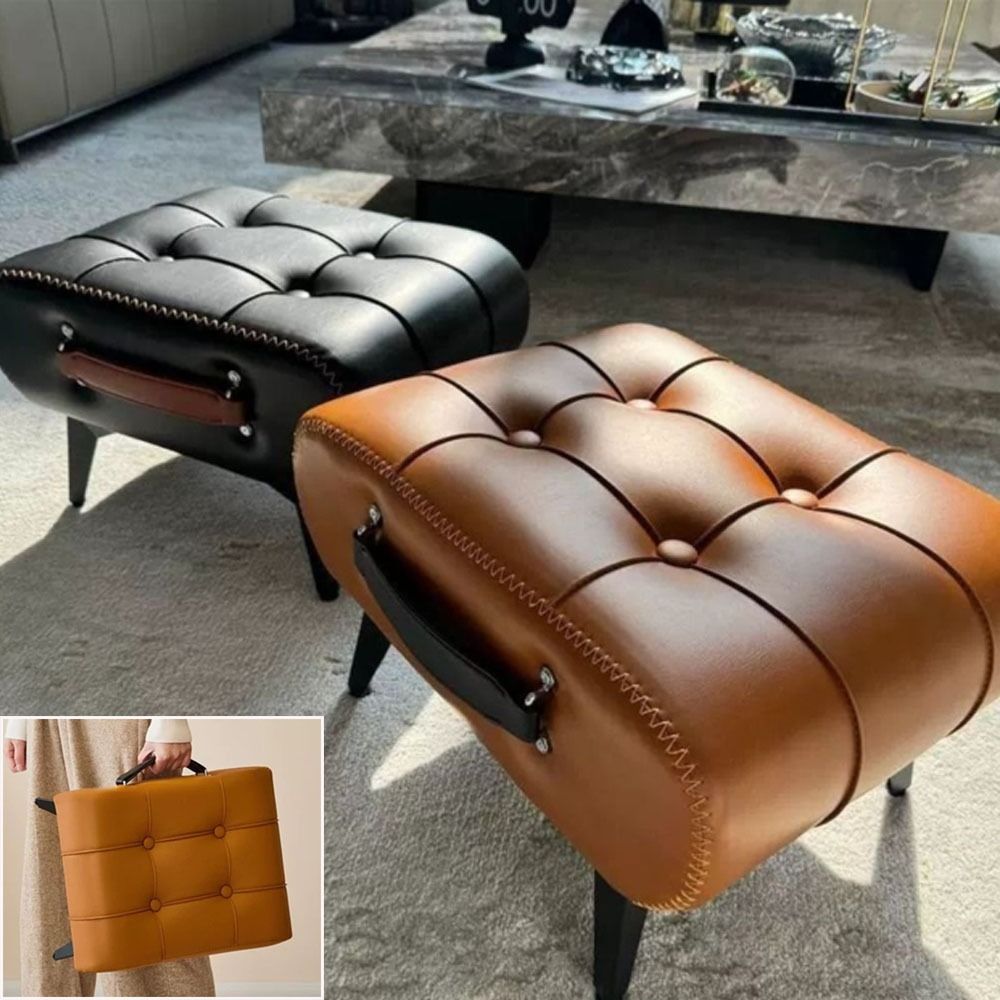 Furniture Joint Hardware - Neuer platzsparender Fußhocker, tragbarer Hocker aus