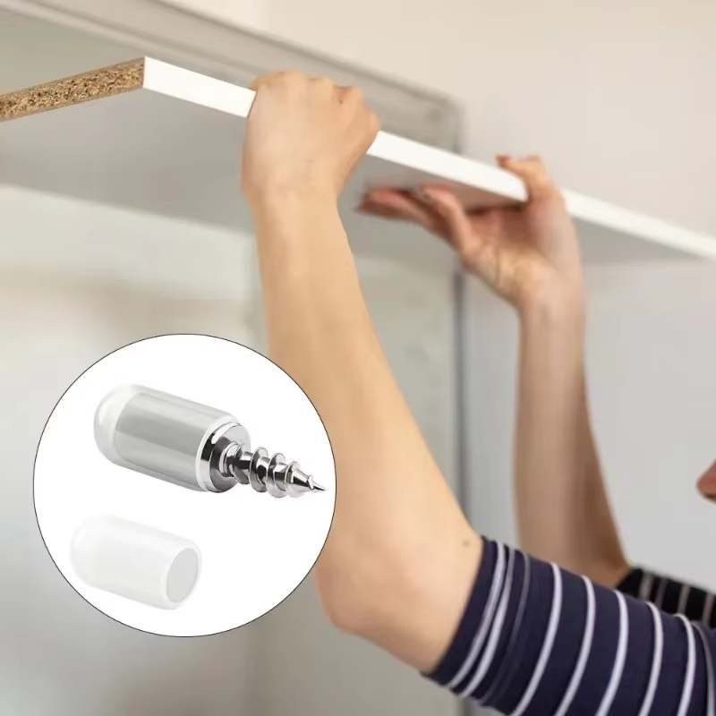 Shelf Peg Support - 10/100 Stück selbstschneidende Schrauben für Regalplatten,