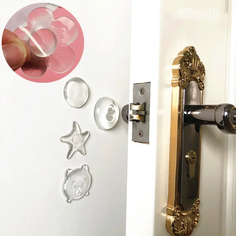 Furniture Joint Hardware - 2 Stück Mute Türgriff Stoßstangenschutz Gummistopfen