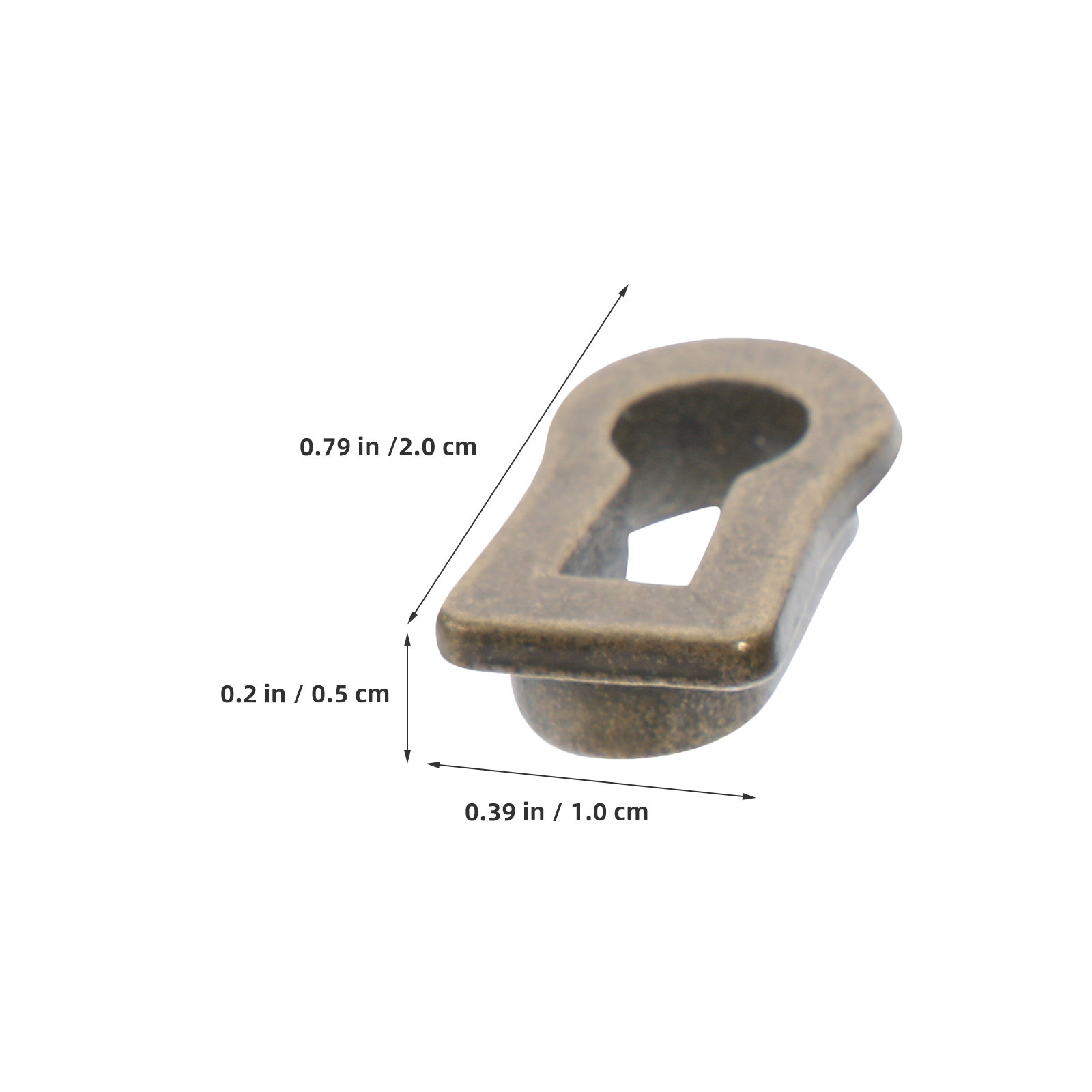 12 Stück ovale Schlüsselloch-A – Furniture Hardware Brackets Bewertung und Preis