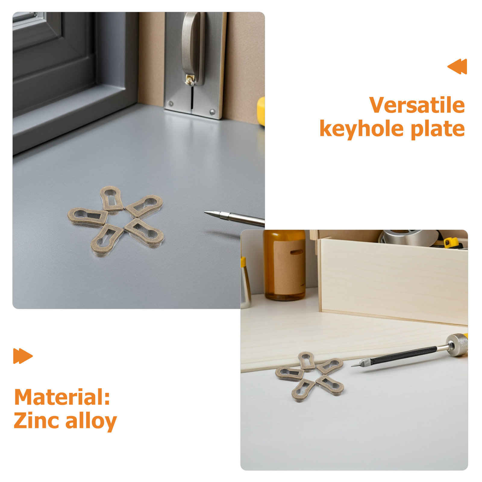 12 Stück ovale Schlüsselloch-A – Furniture Hardware Brackets Bewertung und Preis