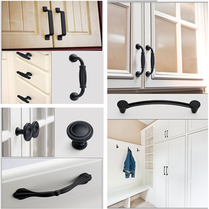 Schwarze Griffe für Möbel, Sch – Furniture Hardware Restoration Bewertung und Preis