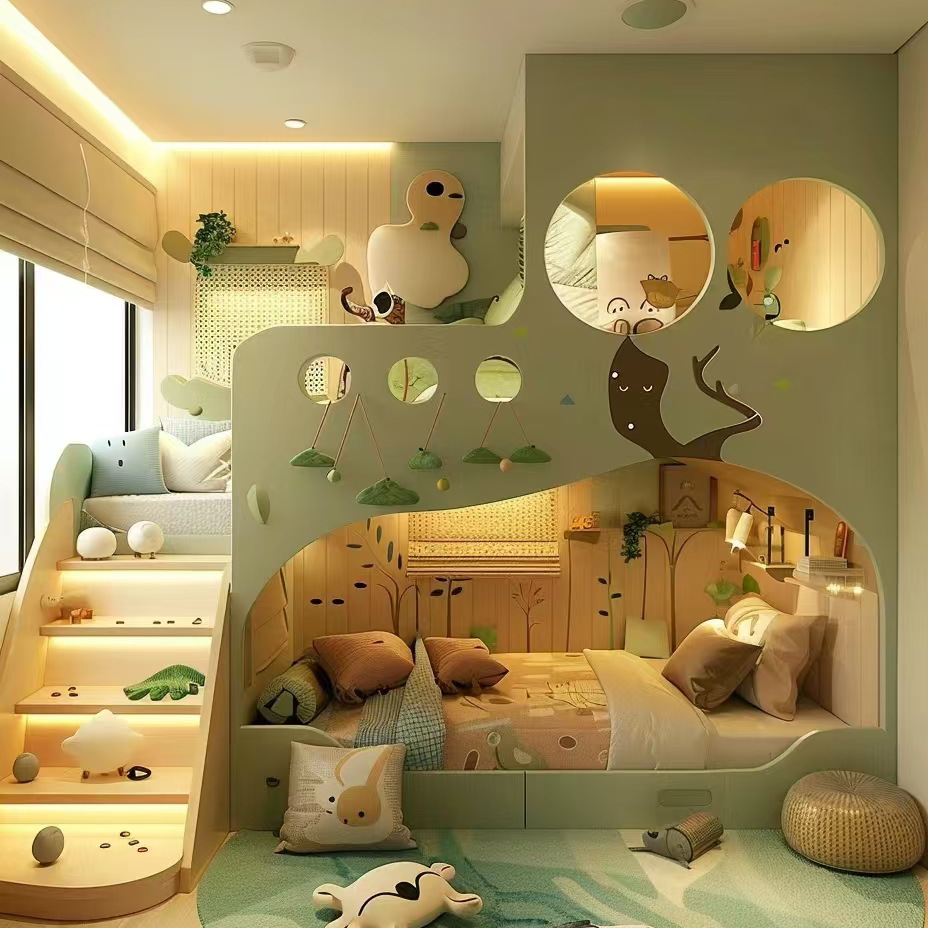 Massivholz-Kinderbett Hoch- un – Furniture Hardware Lowes Bewertung und Preis