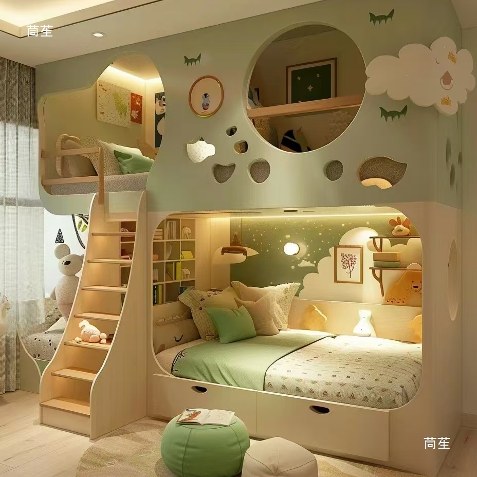 Massivholz-Kinderbett Hoch- un – Furniture Hardware Lowes Bewertung und Preis